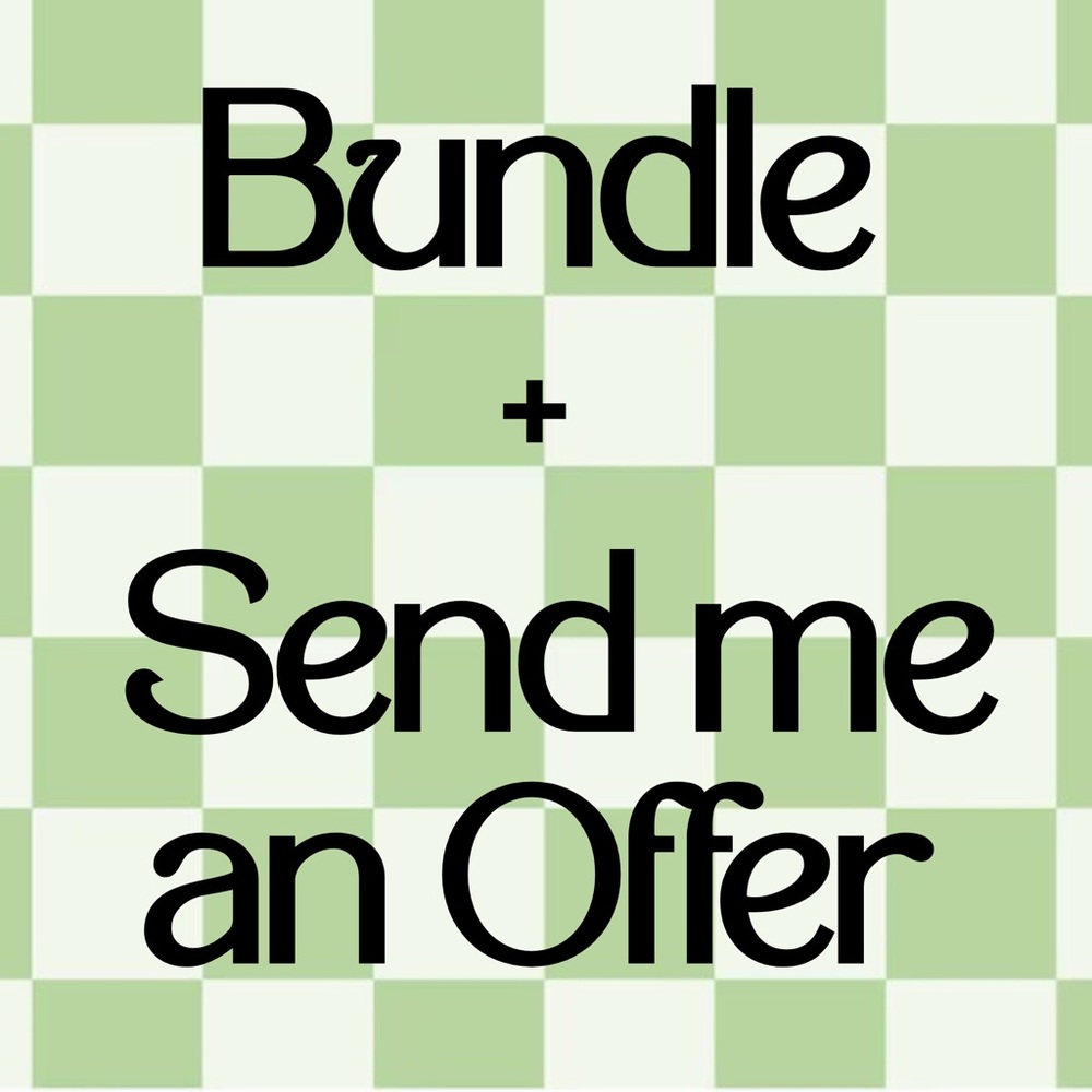 Bundle items + Send me your best offer 🎉🎉🎉🎉